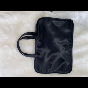 Black cosmetic bag
